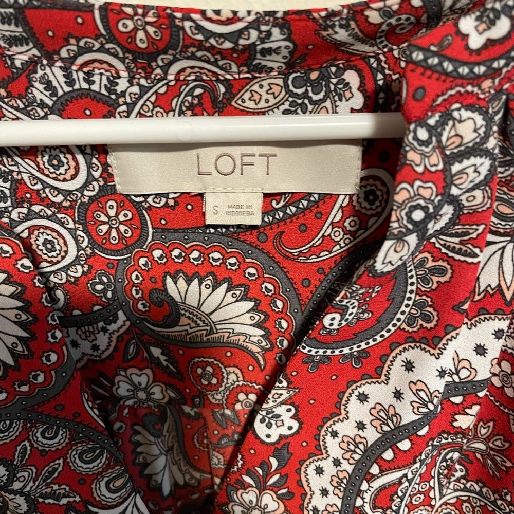 Loft Patterned Blouse - image 3